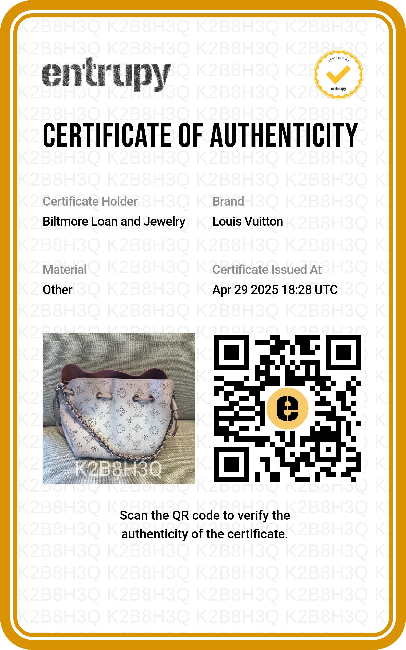 Louis Vuitton Monogram Mahina Halo Bella Eimer aus Lilas mit Monogramm im Angebot 5