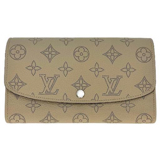 Louis Vuitton Monogram Mahina Iris Brieftasche mit Monogramm im Angebot