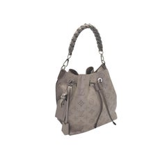 Louis Vuitton Monogram Mahina Muria Galet Crossbody Bucket Bag