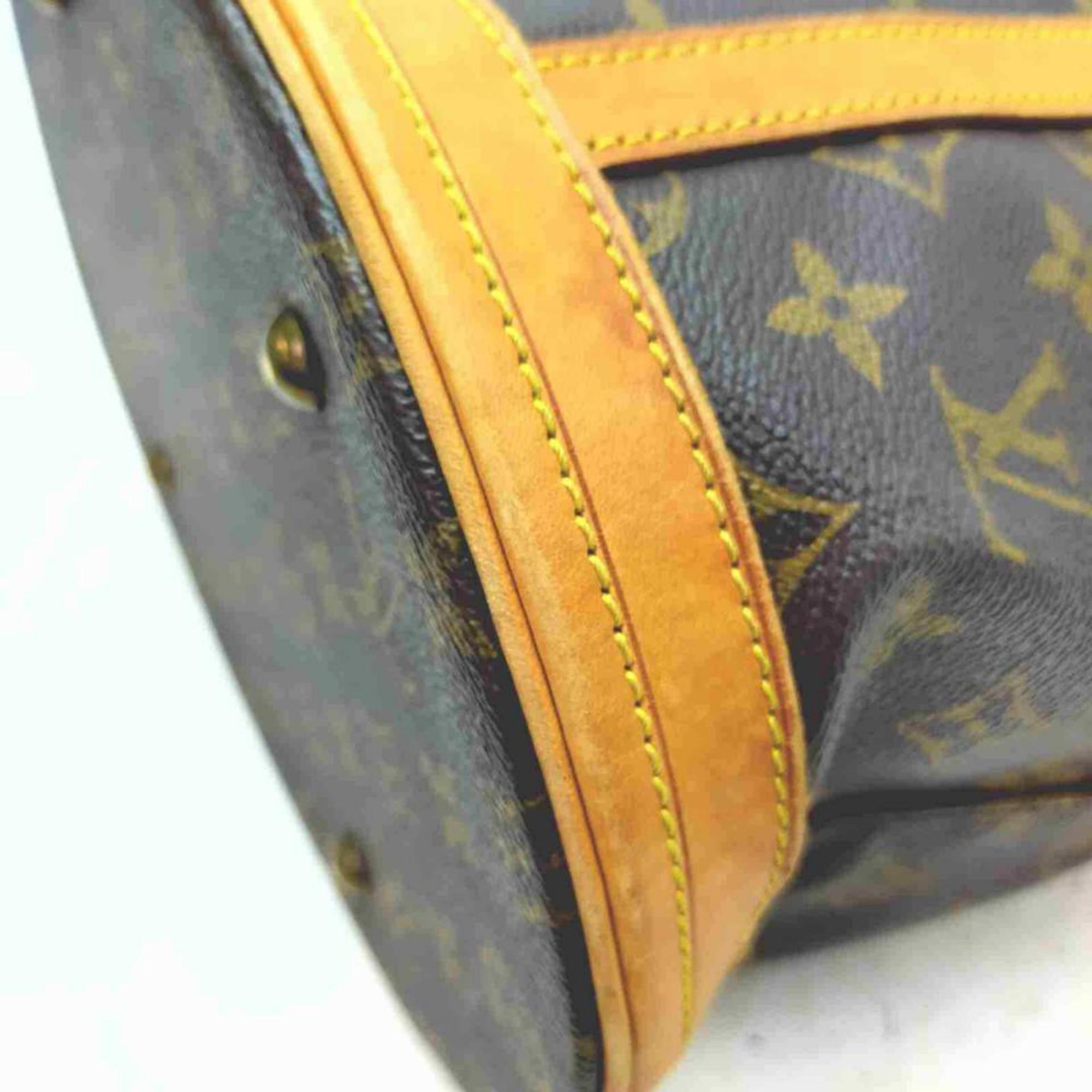 Louis Vuitton Monogram Marais Bucket Bag GM Tote Bag 60lv224s In Good Condition In Dix hills, NY