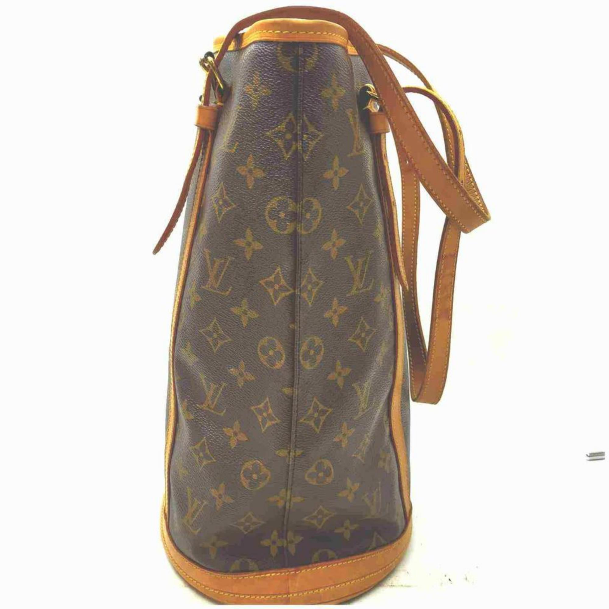 Louis Vuitton Monogram Marais Bucket Bag GM Tote Bag 60lv224s 1