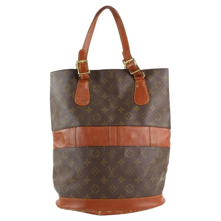 Louis Vuitton Monogram Bucket Flange Handbag Bag