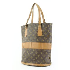 Louis Vuitton Monogram Marais Bucket GM Tote Bag 663lvs317