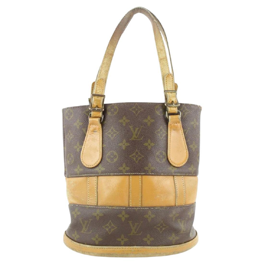 Louis Vuitton Monogram Marais Petite Bucket PM Tote bag 464lvs63