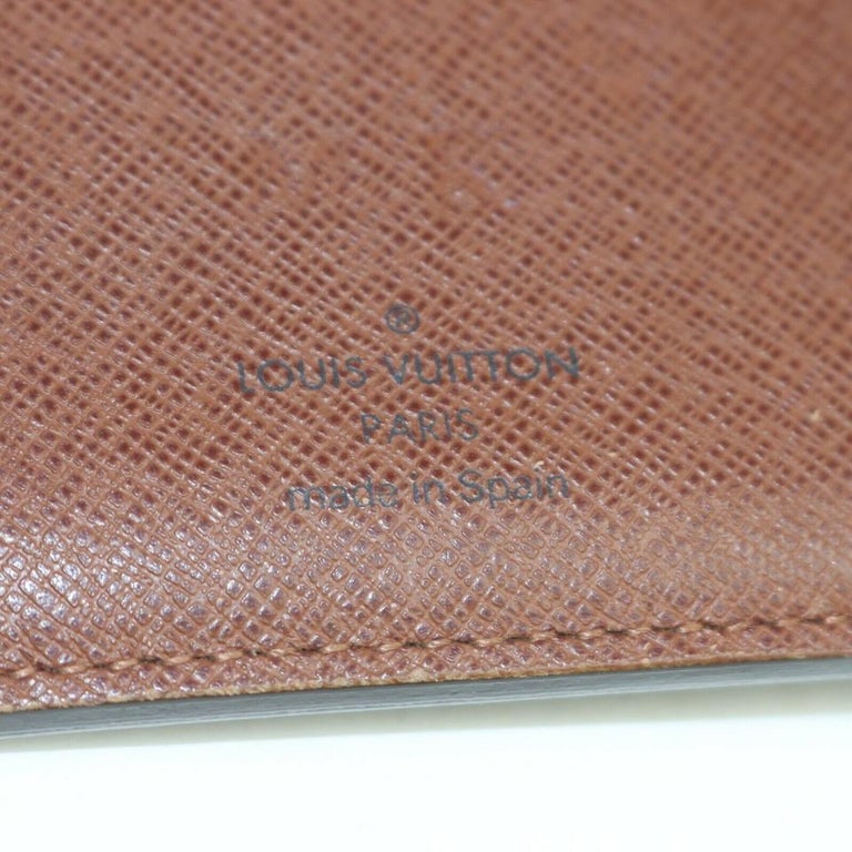 Louis Vuitton Brown Vachetta Nomade Leather Bifold Wallet Mens Slender  Marco 96lvs42