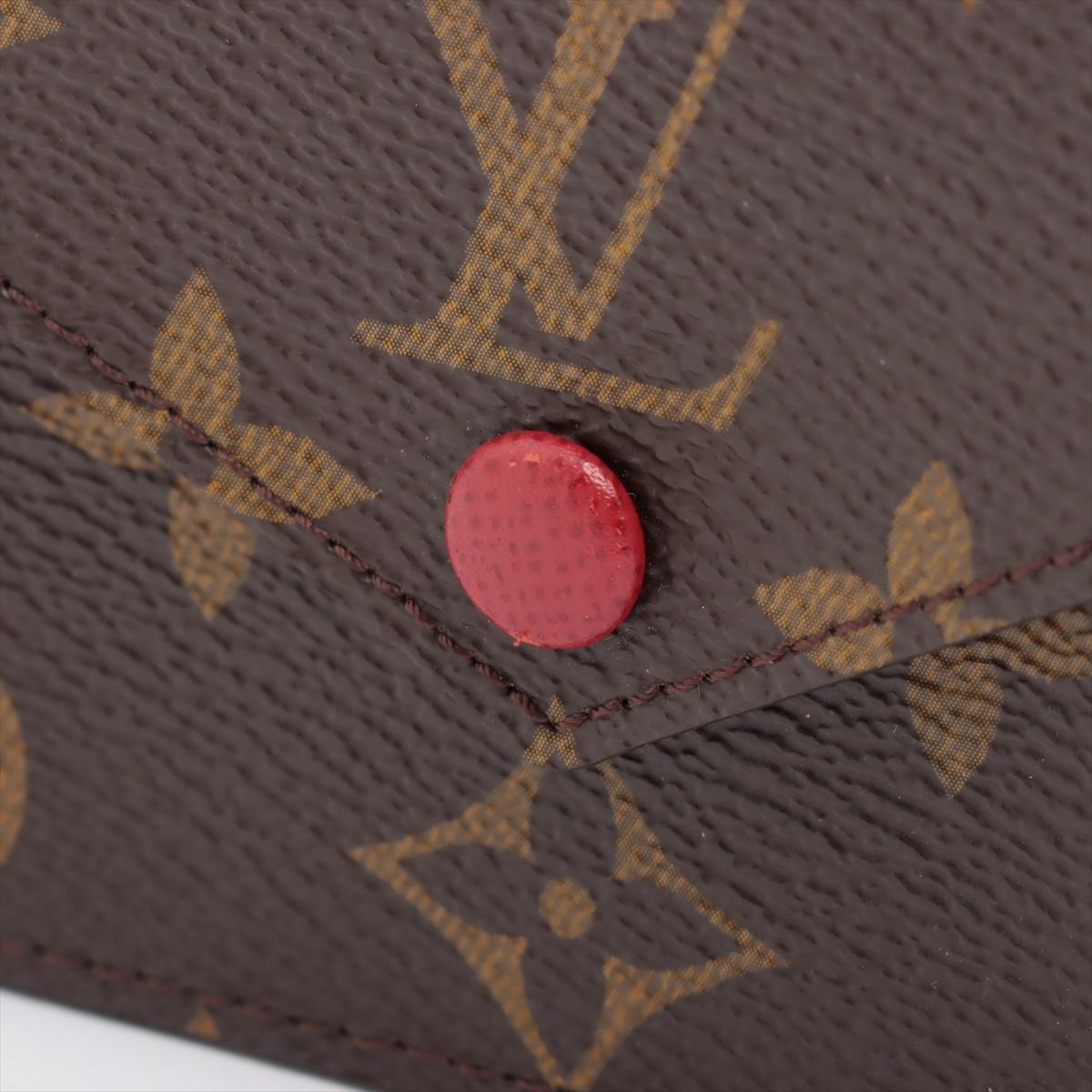 Louis Vuitton Monogram Marie Wallet Red 5