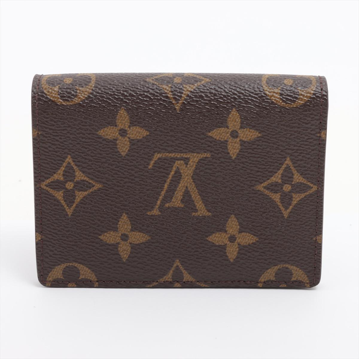 Black Louis Vuitton Monogram Marie Wallet Red