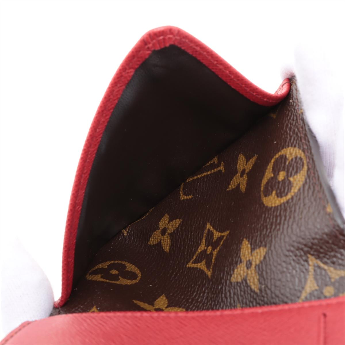 Louis Vuitton Monogram Marie Wallet Red 1