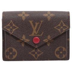 Louis Vuitton Monogram Marie Wallet Red