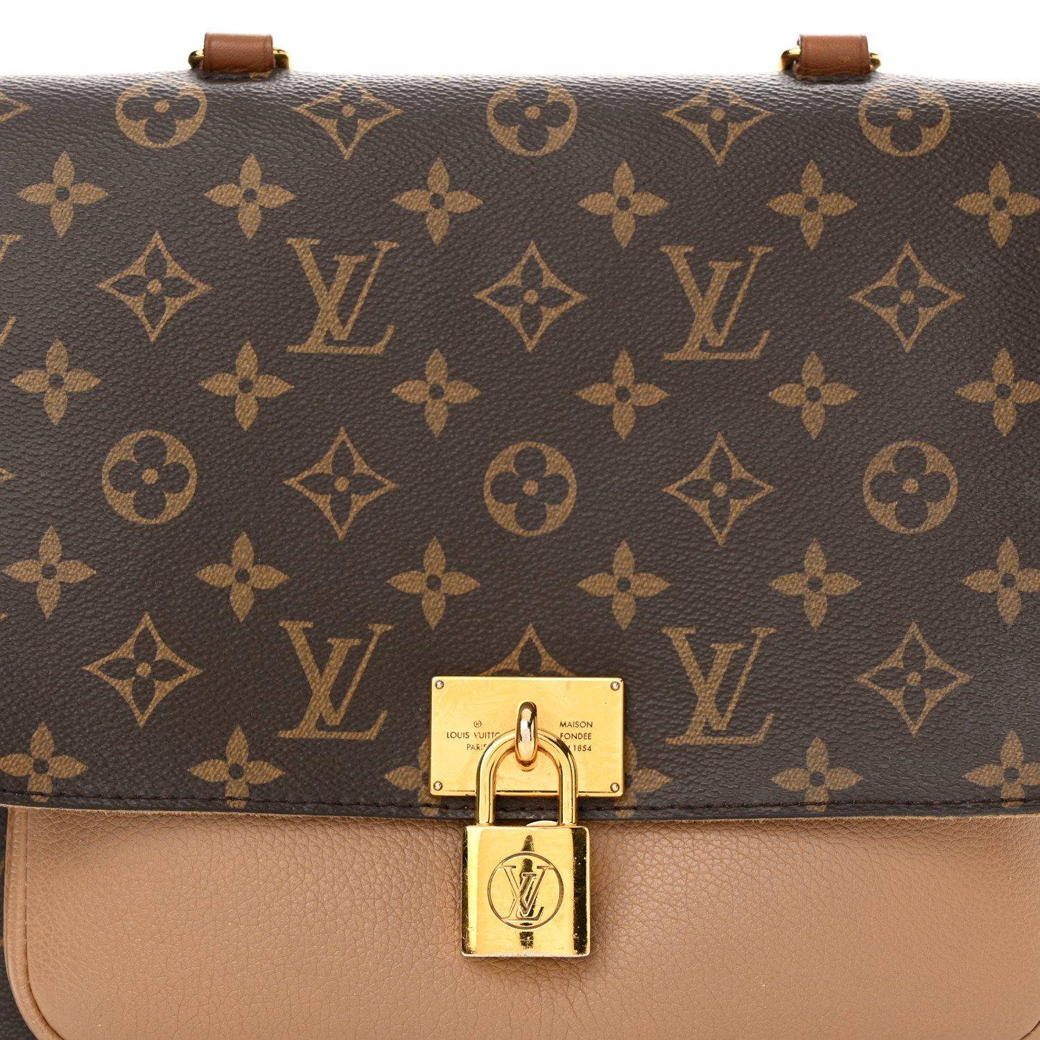 Women's Louis Vuitton Monogram Marignan Sesame Handbag For Sale