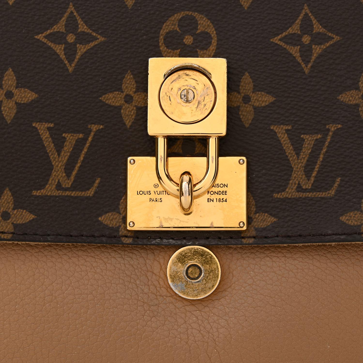 Louis Vuitton Monogram Marignan Sesame Handbag For Sale 3