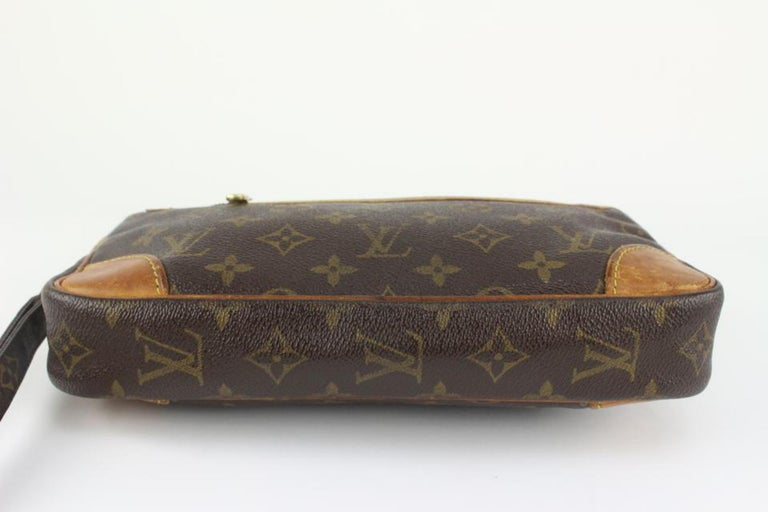 Black Louis Vuitton Monogram Marly Dragonne GM Clutch Bag