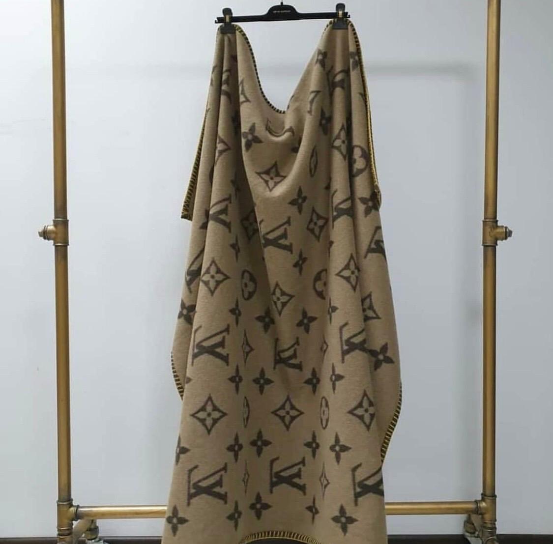 Gray Louis Vuitton Monogram Marron Cashmere Plaid