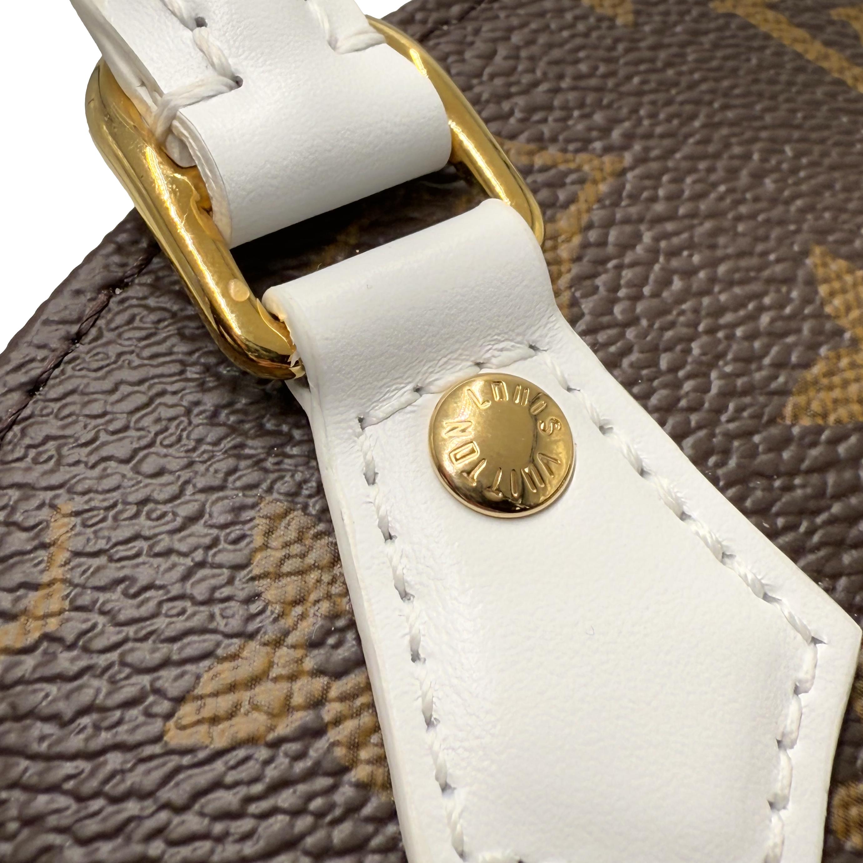Louis Vuitton Monogram Match Ellipse BB Crossbody Top Handle Bag, France 2022. For Sale 5