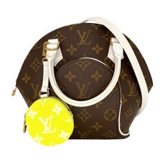 Louis Vuitton Monogram Match Ellipse BB Crossbody Top Handle Bag, France 2022.