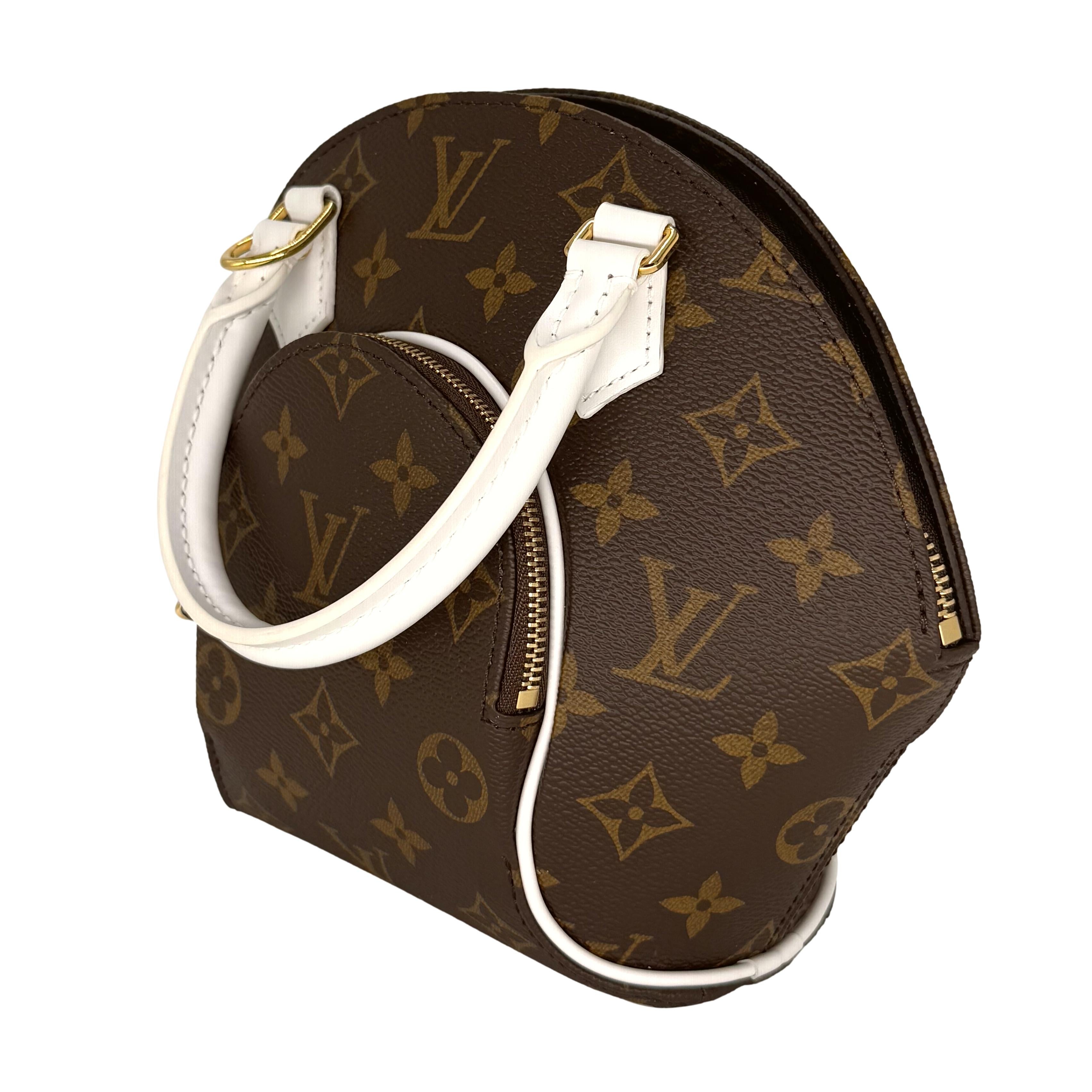 Louis Vuitton Monogram Match Ellipse BB Crossbody Top Handle Bag, France 2022. In Excellent Condition For Sale In Banner Elk, NC