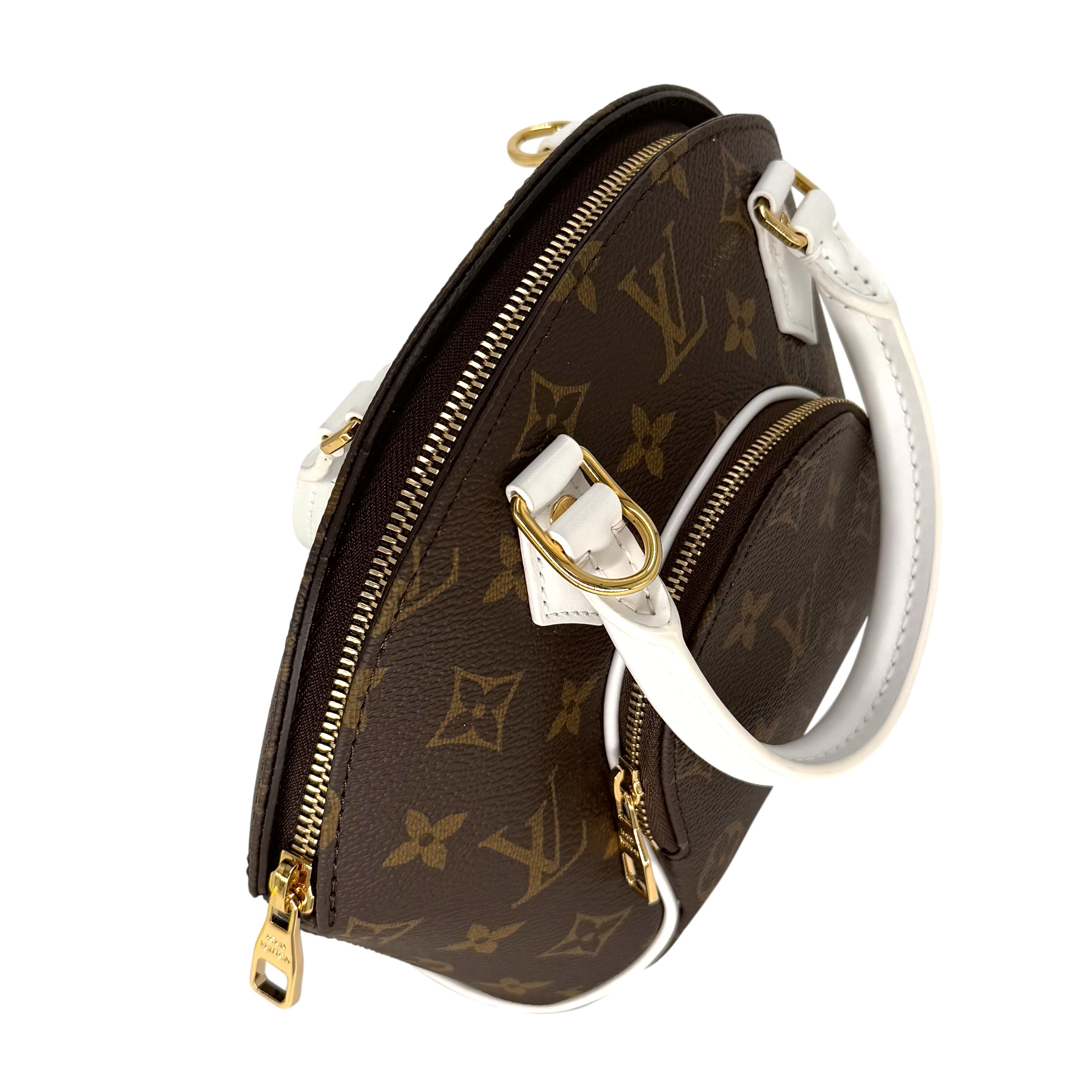 Louis Vuitton Monogram Match Ellipse BB Crossbody Top Handle Bag, France 2022. For Sale 1