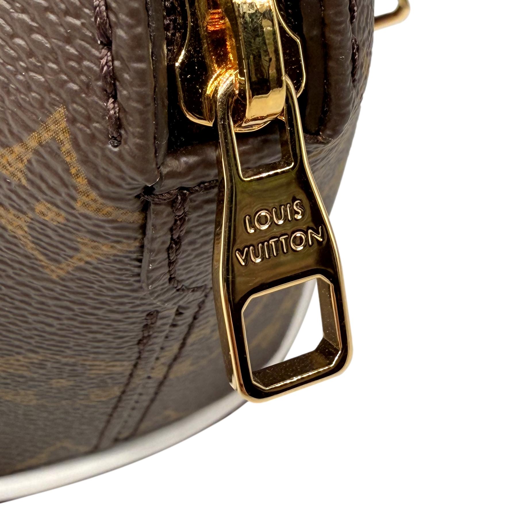 Louis Vuitton Monogram Match Ellipse BB Crossbody Top Handle Bag, France 2022. For Sale 4