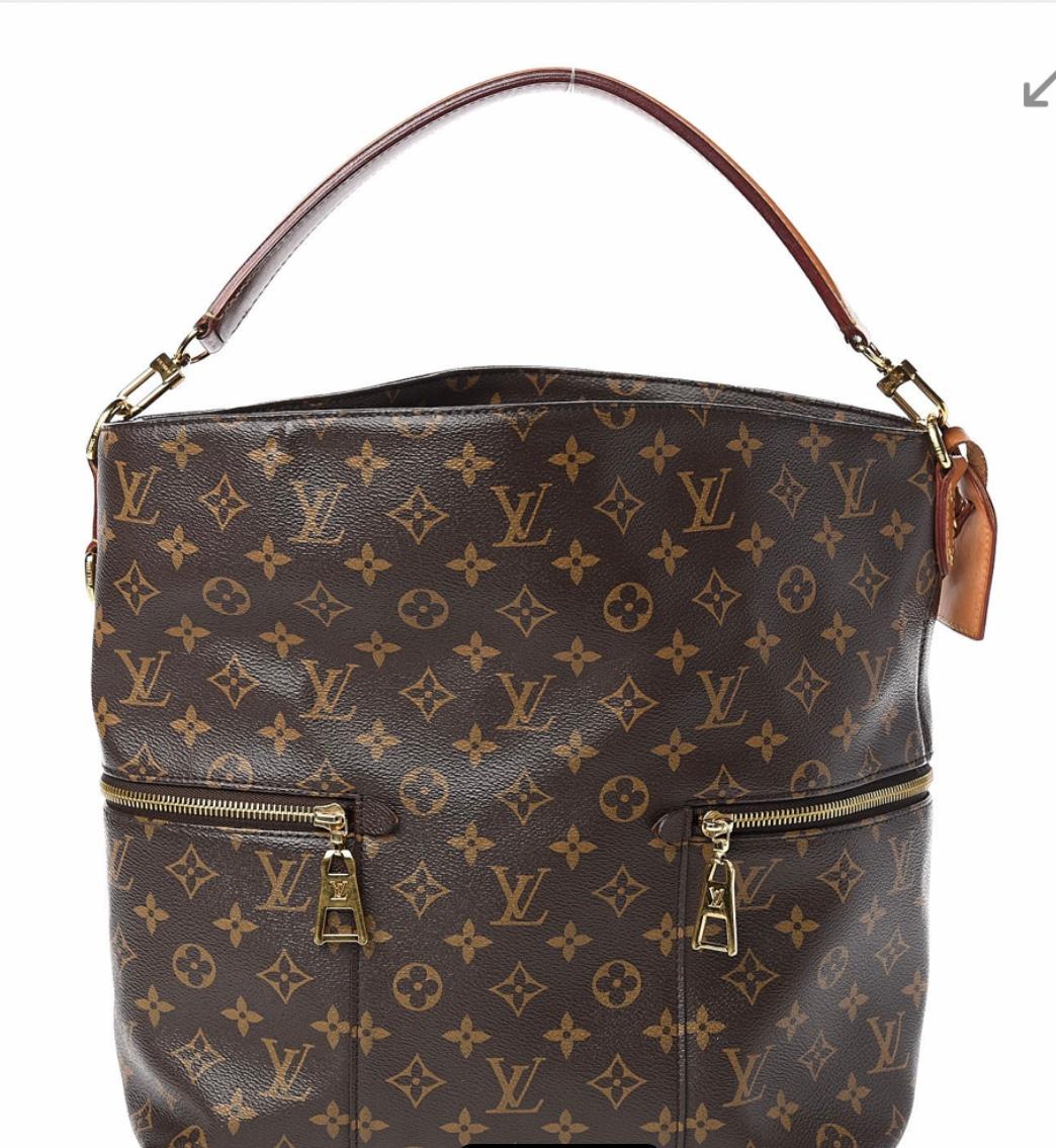 Louis Vuitton Monogram Melie Hobo Bag , Color: Brown, Excellent Condition 2