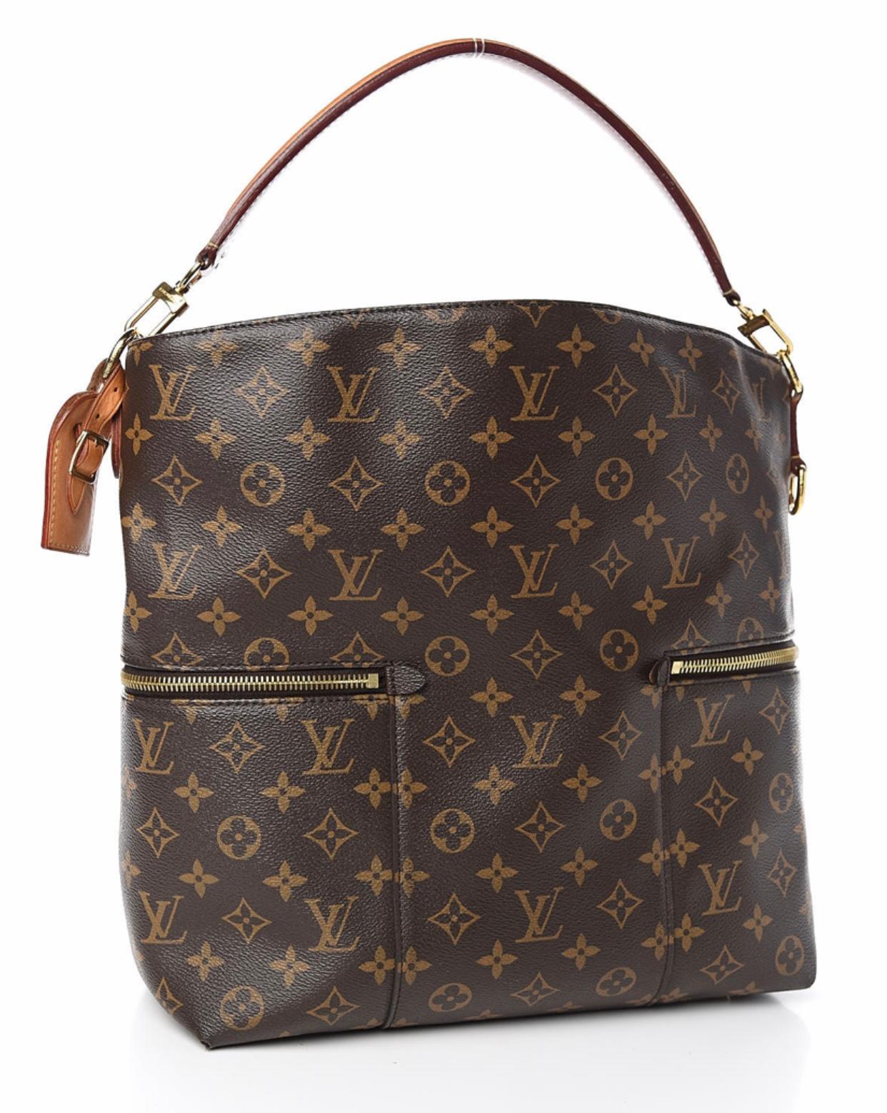 Louis Vuitton Monogram Melie Hobo Bag , Color: Brown, Excellent Condition 4
