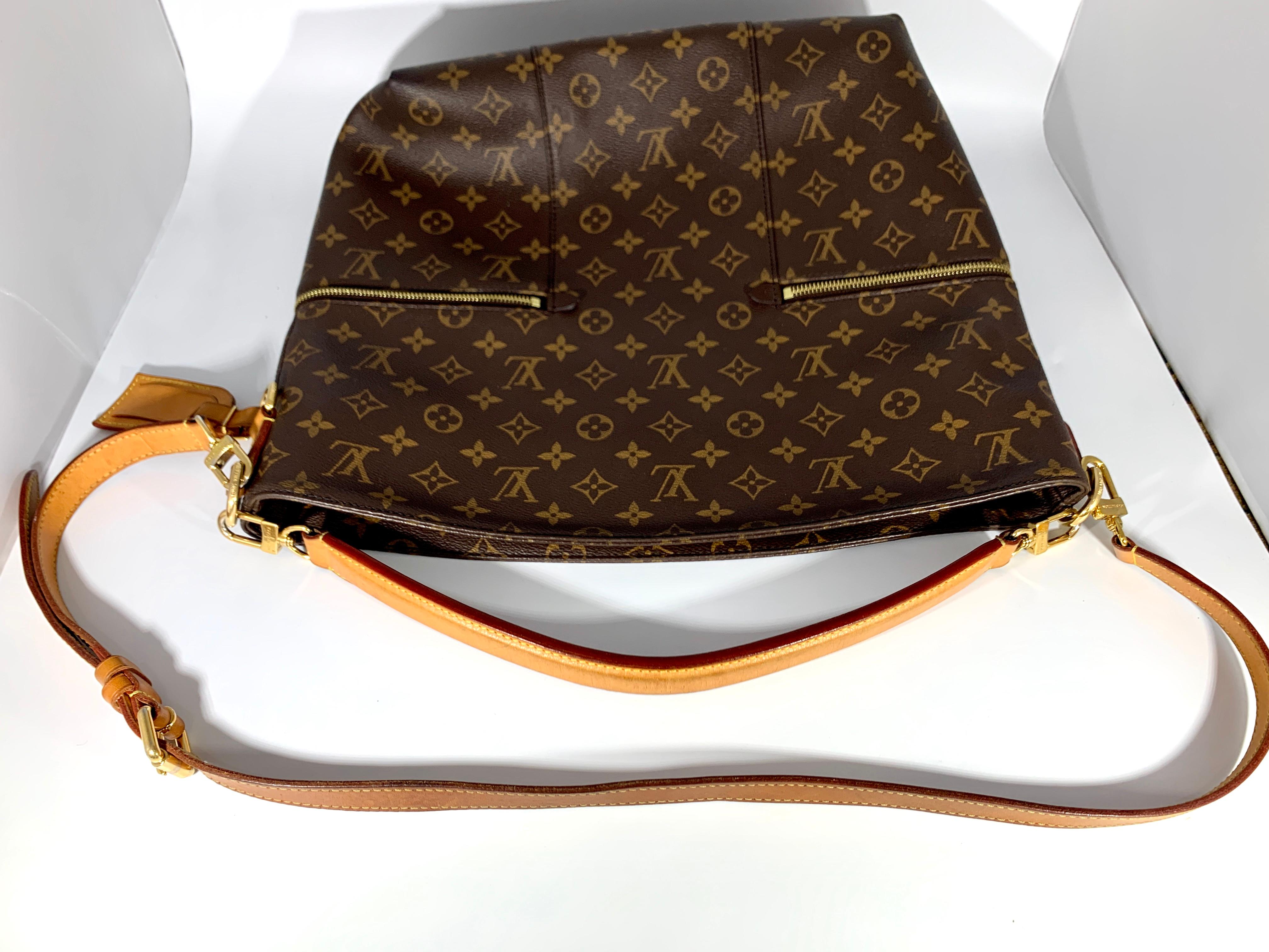 Louis Vuitton Monogram Melie Hobo Bag , Color: Brown, Excellent Condition 7