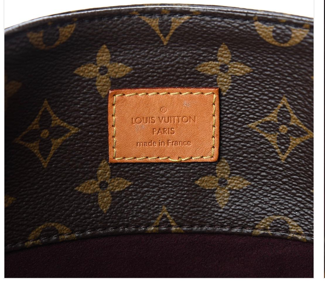 Women's Louis Vuitton Monogram Melie Hobo Bag , Color: Brown, Excellent Condition