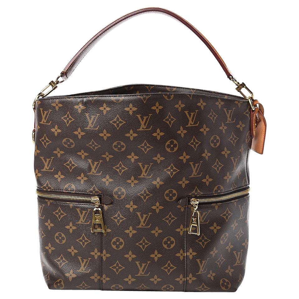 Louis Vuitton Monogram Melie Hobo Bag , Color: Brown, Excellent Condition