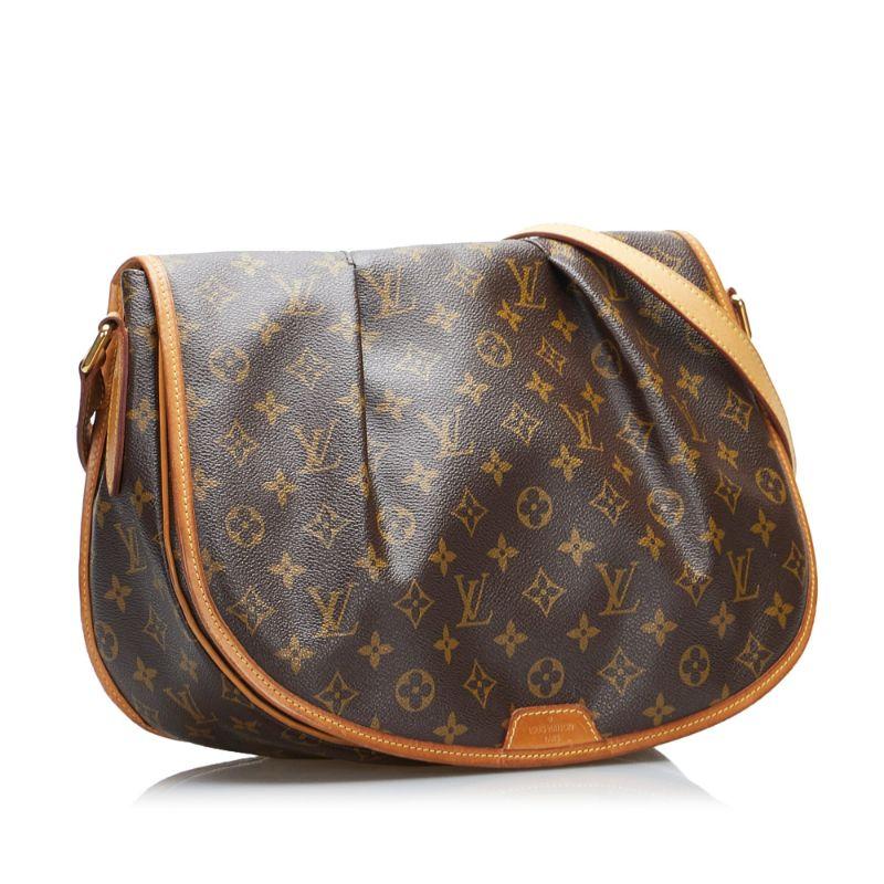 Women's Louis Vuitton Monogram Menilmontant MM Crossbody Bag