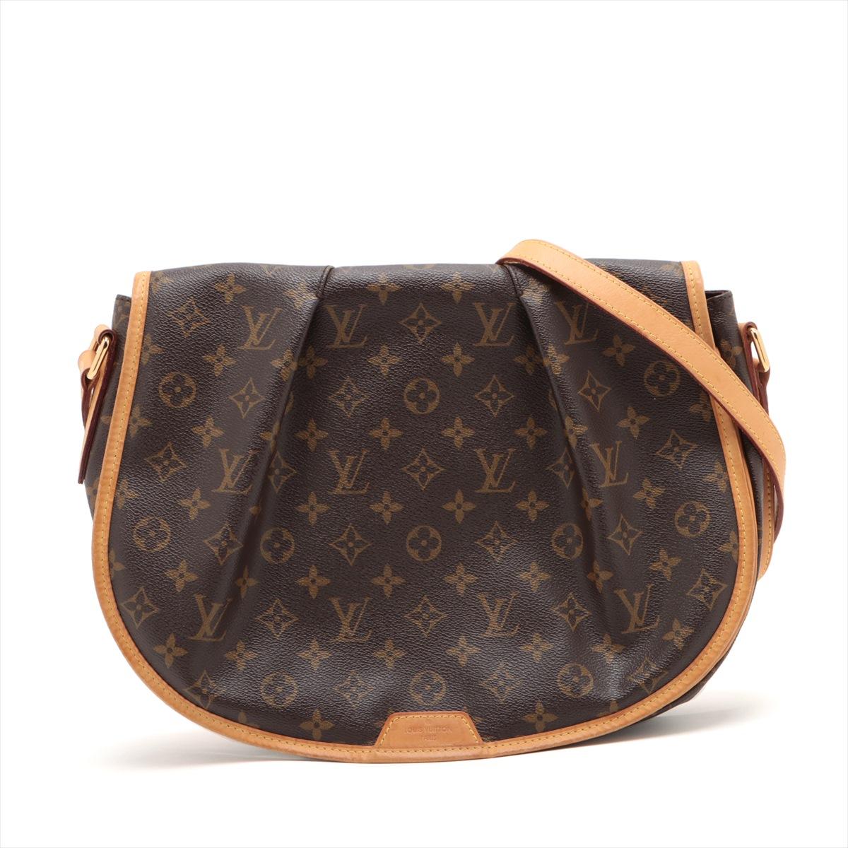 The Louis Vuitton Monogram Menilmontant MM is a stylish and functional crossbody bag that seamlessly blends the iconic Monogram canvas with modern design. Crafted with precision and attention to detail, the bag features the classic Monogram pattern,