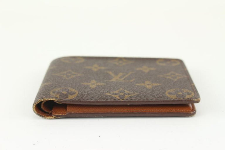 Vintage Louis Vuitton LV Brown Monogram Envelope Wallet