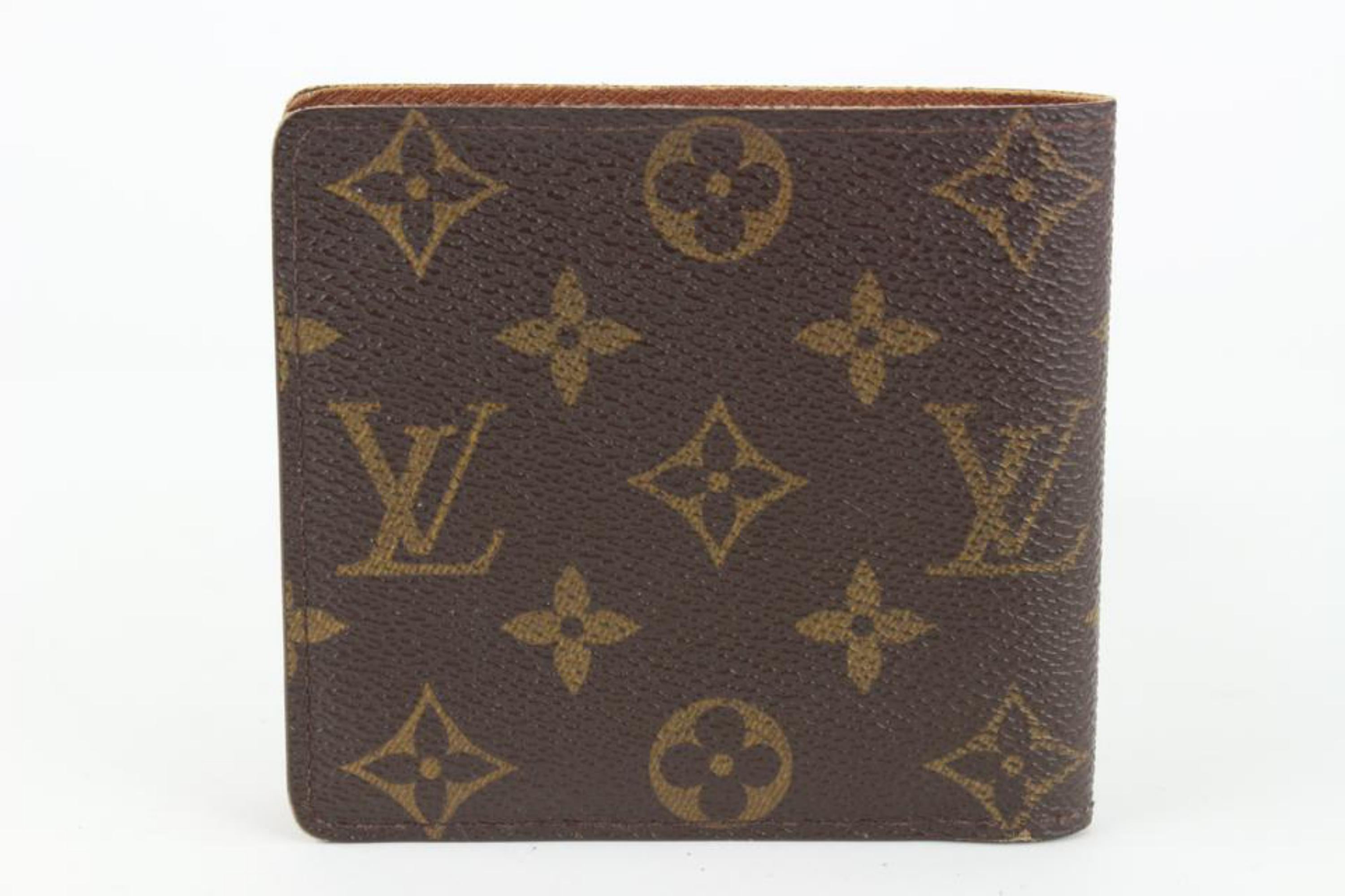 Louis Vuitton Monogram Men's Bifold Multiple Slender Marco Wallet 12lv1029 2
