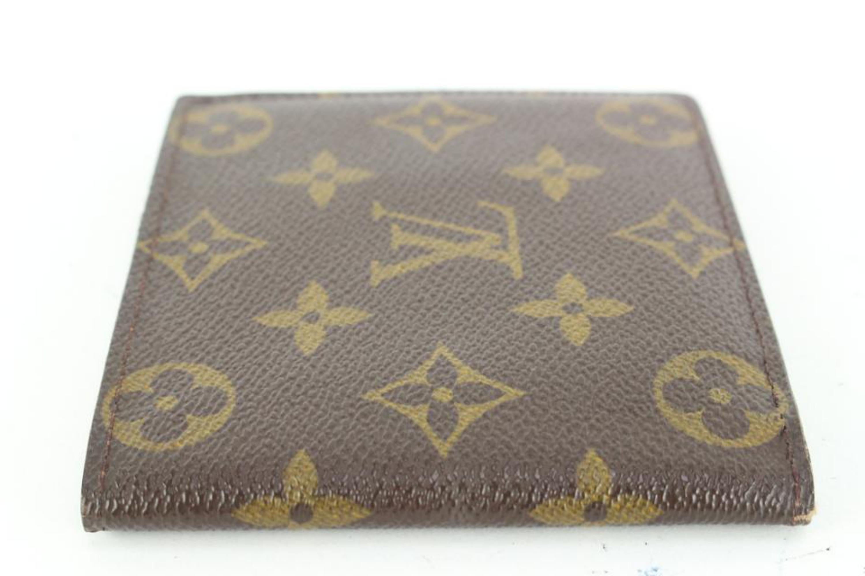 Louis Vuitton Monogram Men's Bifold Wallet Florin Slender Marco 77lk52s In Good Condition In Dix hills, NY