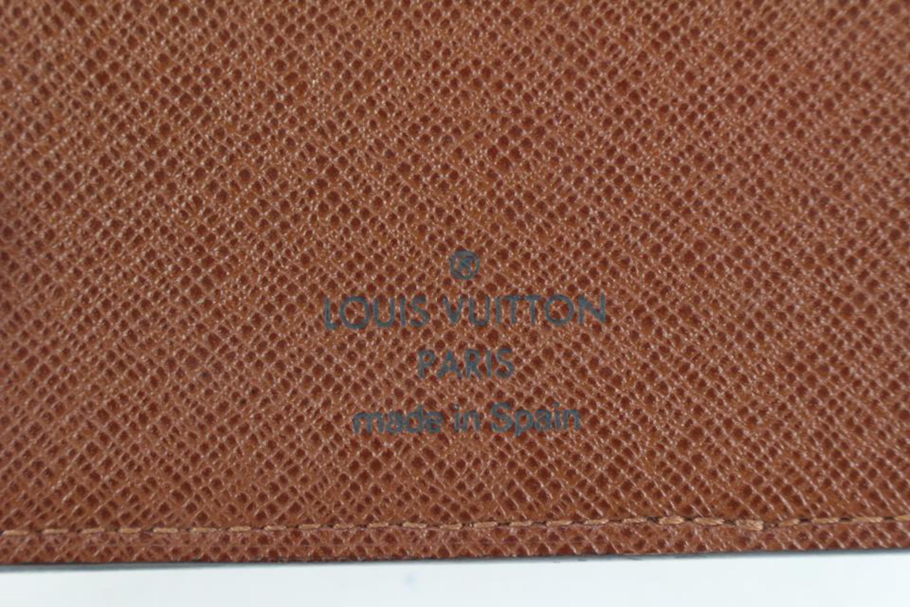 Louis Vuitton Monogram Herren Brieftasche zum Umklappen Florin Schlank Marco 77lk52s 1