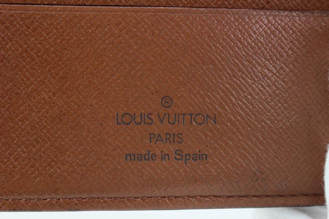 Louis Vuitton Monograma Billetera para hombre Marco Florin Slender Múltiple 830lv19 Negro
