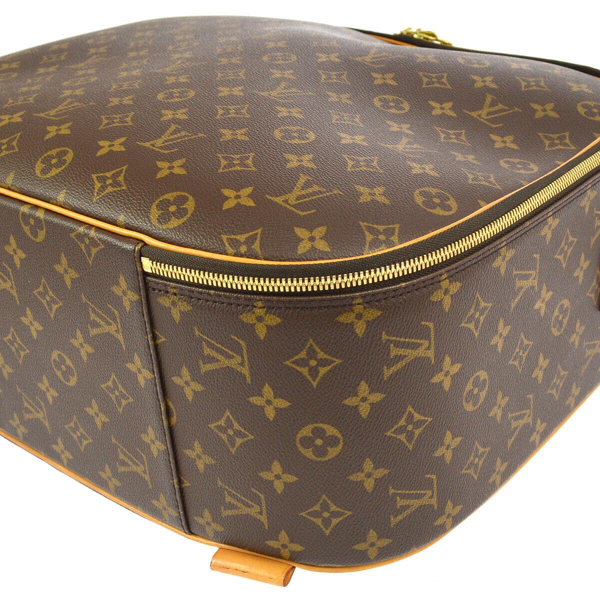 Brown Louis Vuitton Monogram Men's Women's Carryall Travel Duffle SuitcaseShoulder Bag