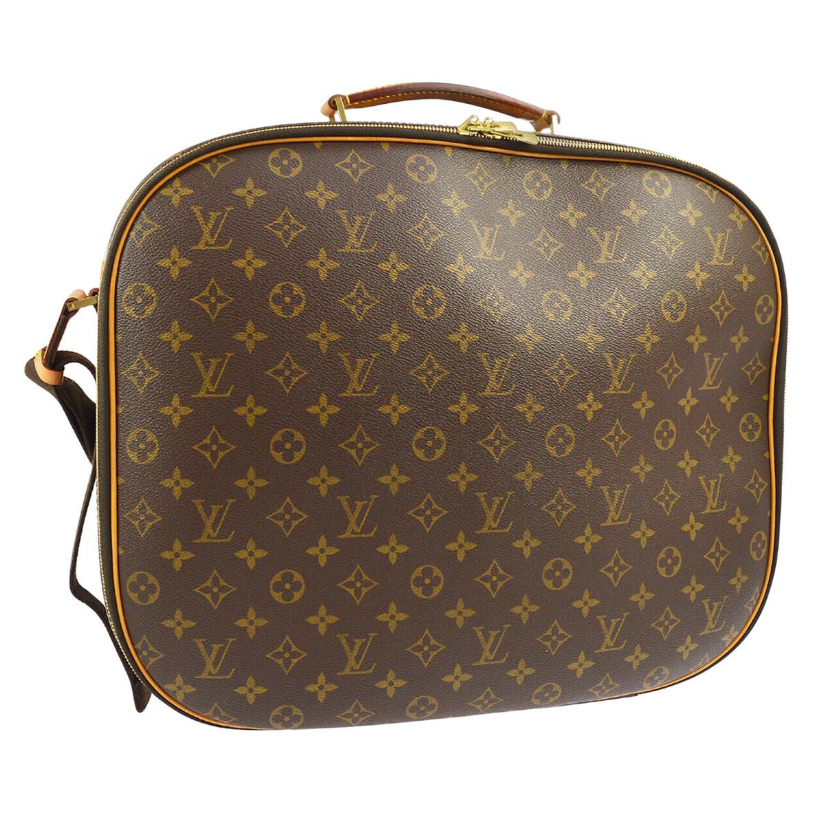 Louis Vuitton Monogram Men's Women's Carryall Travel Duffle SuitcaseShoulder Bag