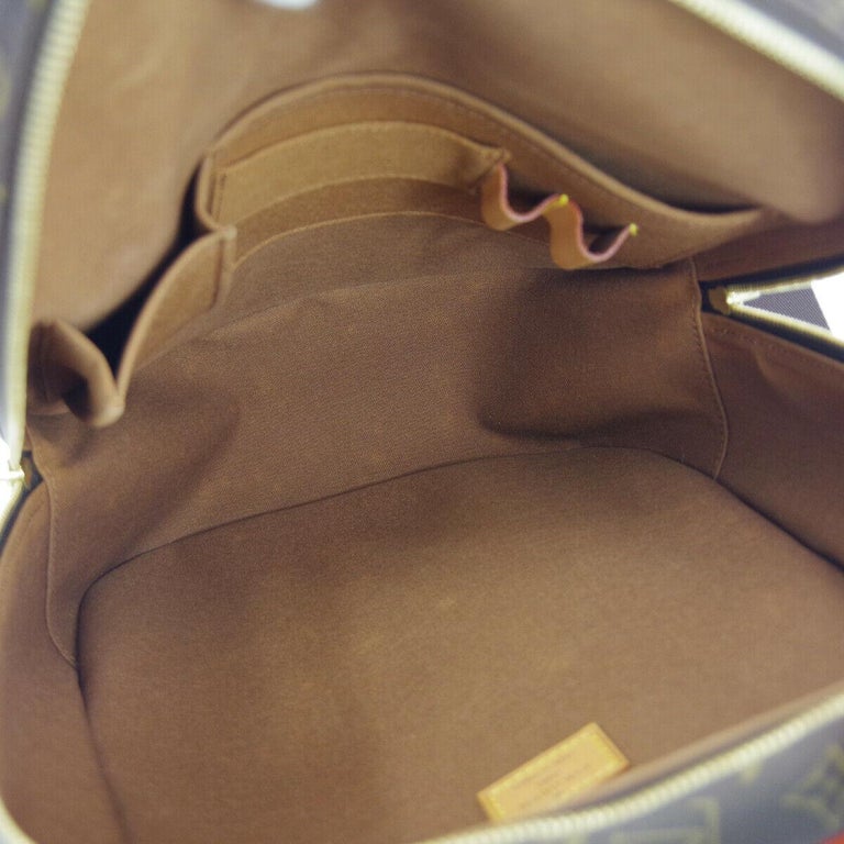 Louis Vuitton Monogram Men's Women's Carryall Travel One Shoulder Backpack Bag 1