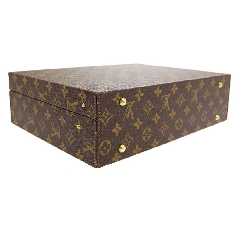 Genuine Louis Vuitton Luxury watch box case jewelry box #866