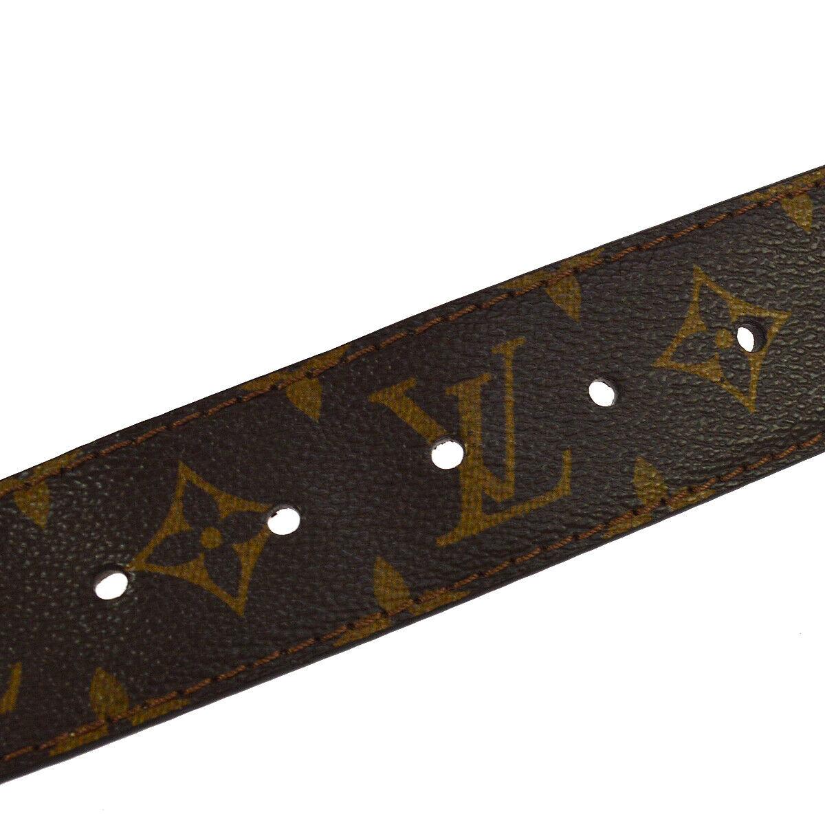 Louis Vuitton Monogram Men's Women's Pouch Bum Fanny Pack Waist Belt Bag

Belt size listed 90/36
Monogram canvas
Gold tone hardware
Buckle closure
Date code present
Width 1.5