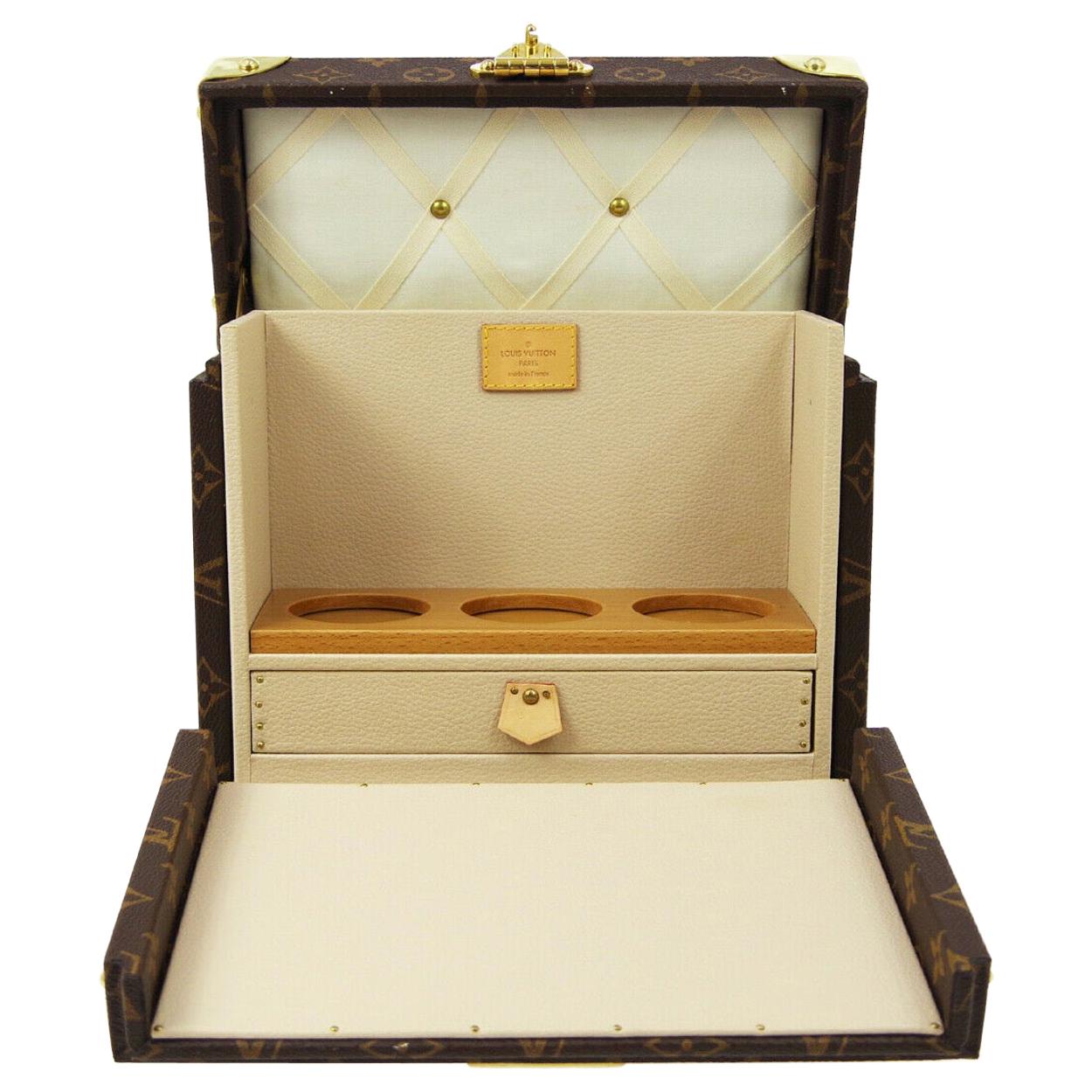 Louis Vuitton Monogram Men's Women's Vanity Perfume Cologne Travel Trunk  Case For Sale at 1stDibs