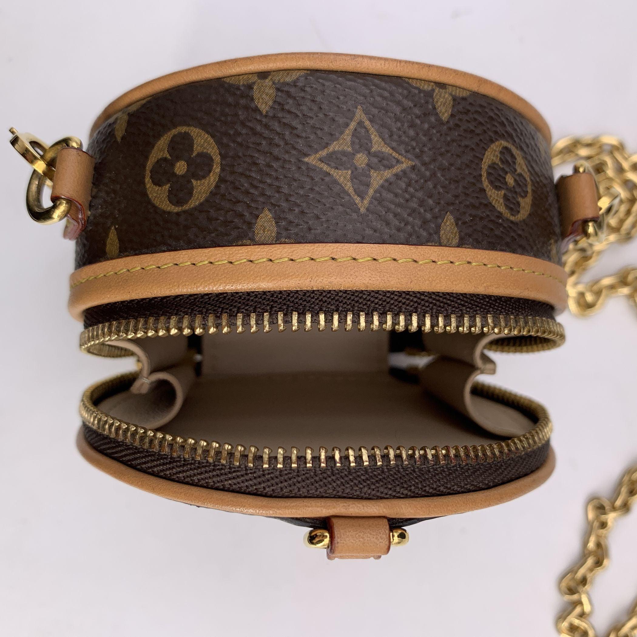 Louis Vuitton Monogram Micro Boîte Chapeau Necklace Crossbody Bag 2