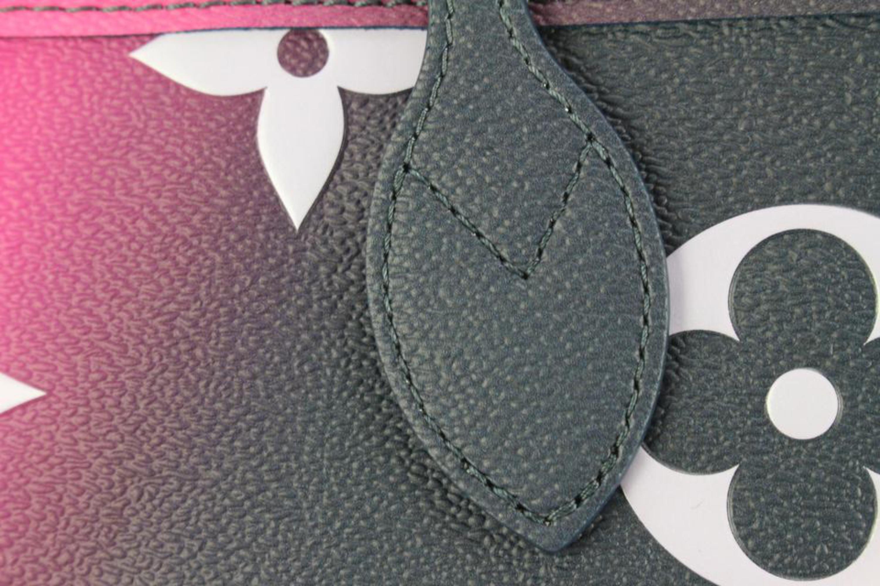 Louis Vuitton Monogram Midnight Fuchsia Neverfull MM Tote Bag 43lk511s 3