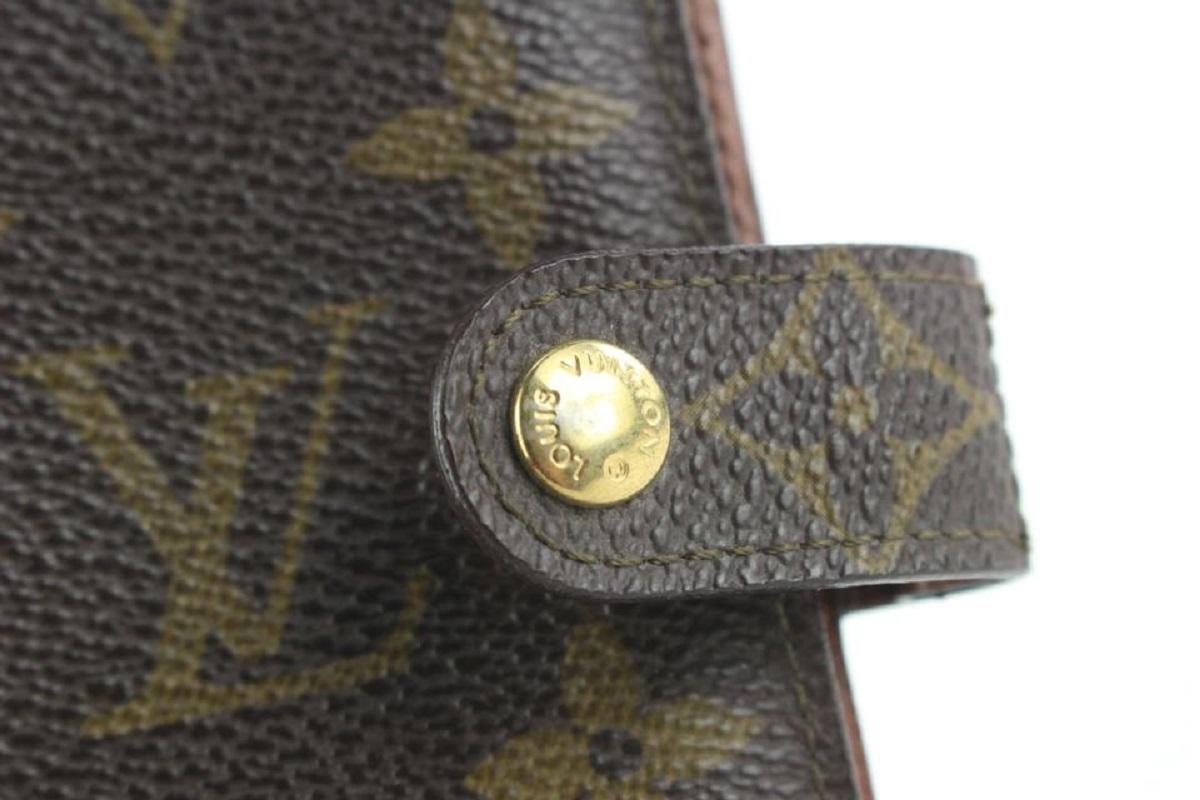 Louis Vuitton Monogram Mini Agenda Notebook Cover 93lvs427 For Sale 3
