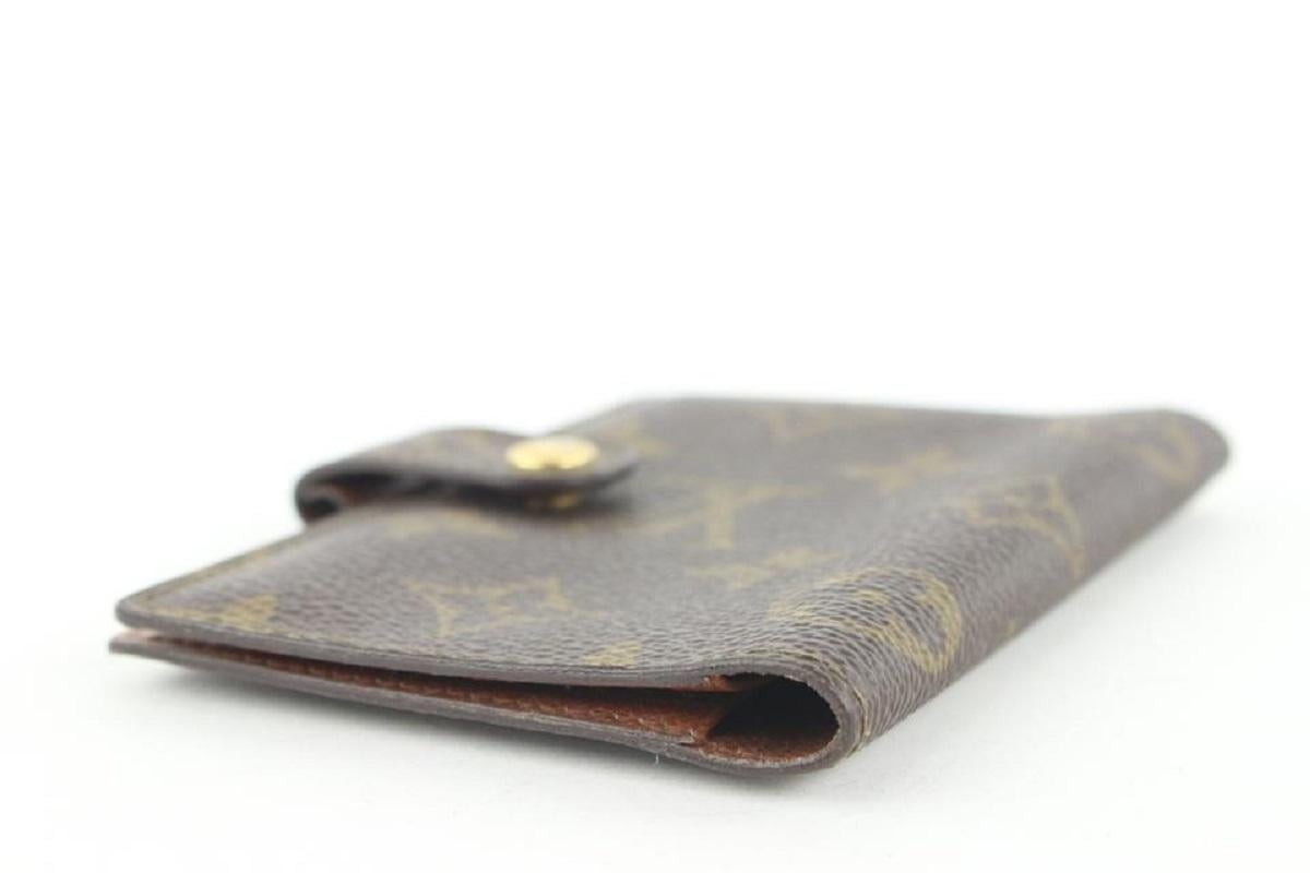 Louis Vuitton Monogram Mini Agenda Notebook Cover 93lvs427 In Good Condition For Sale In Dix hills, NY