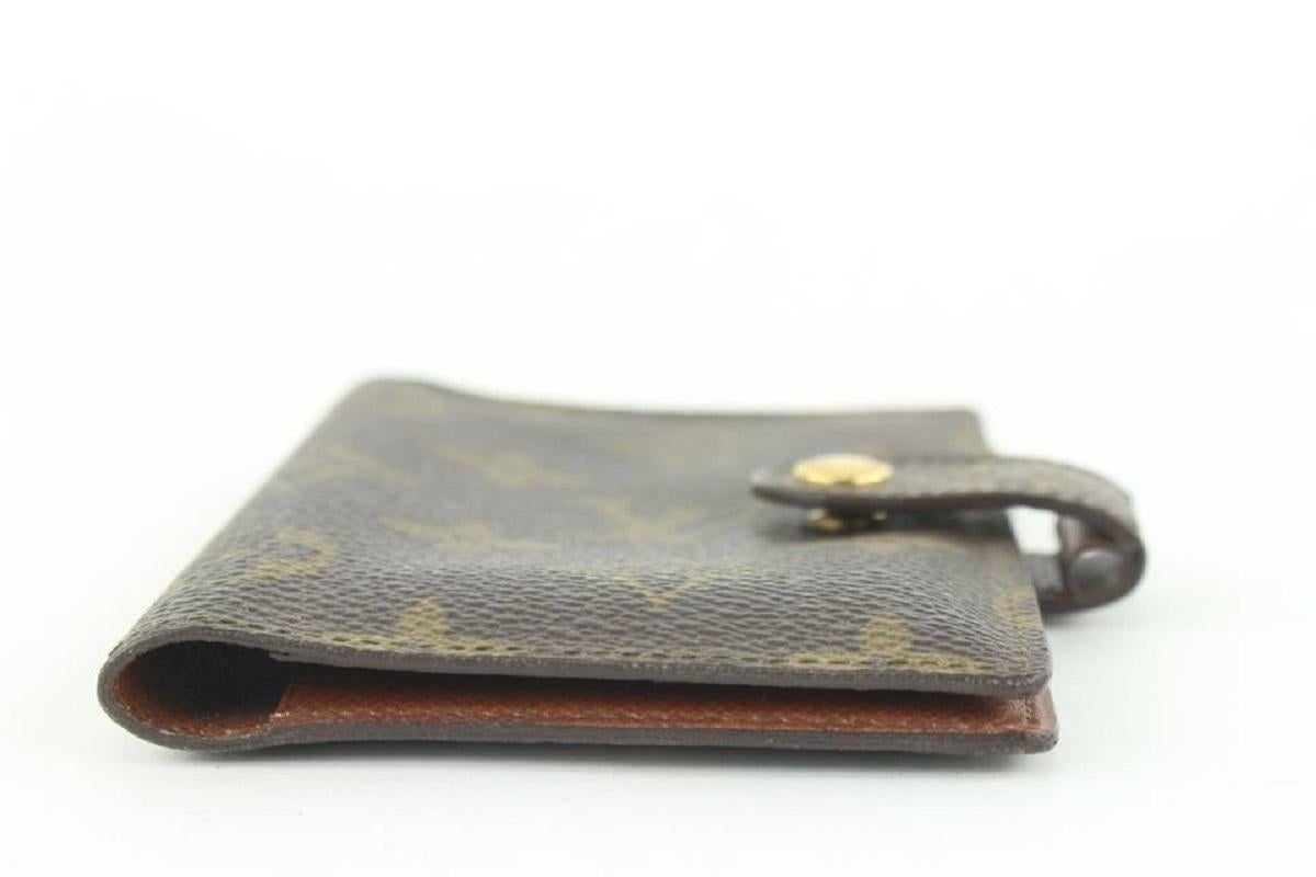 Louis Vuitton Monogram Mini Agenda Notebook Cover 93lvs427 For Sale 2