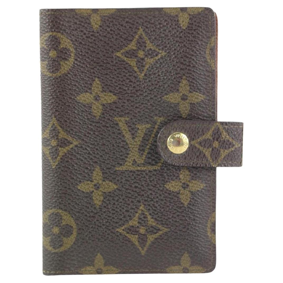 Louis Vuitton Monogram Mini Agenda Notebook Cover 93lvs427 For Sale