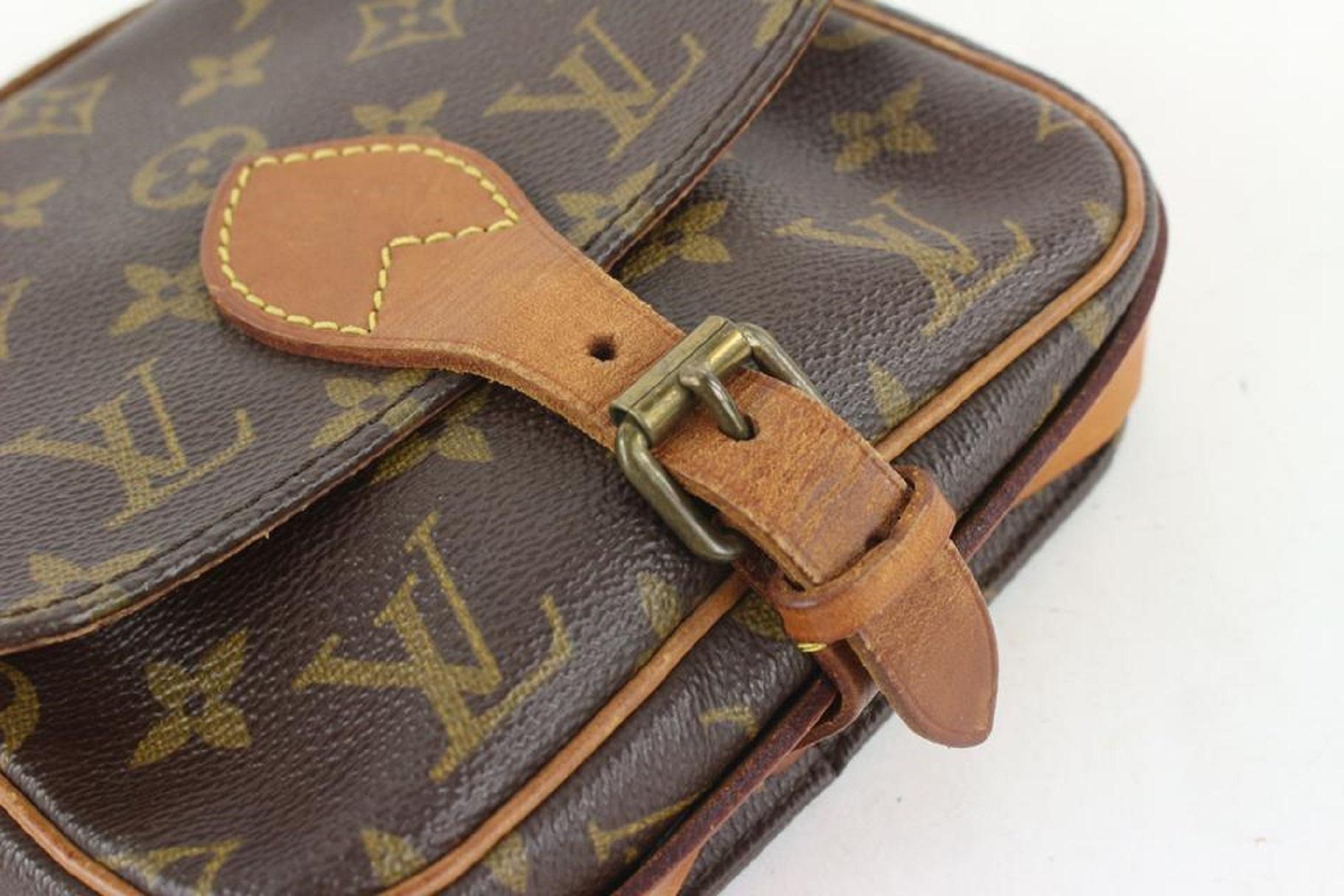 Louis Vuitton Monogram Mini Cartouchiere Crossbody Bag 604lvs615  3
