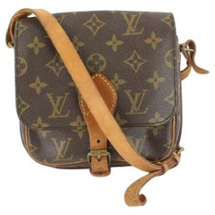Vintage Louis Vuitton Monogram Mini Cartouchiere Crossbody Bag 604lvs615 