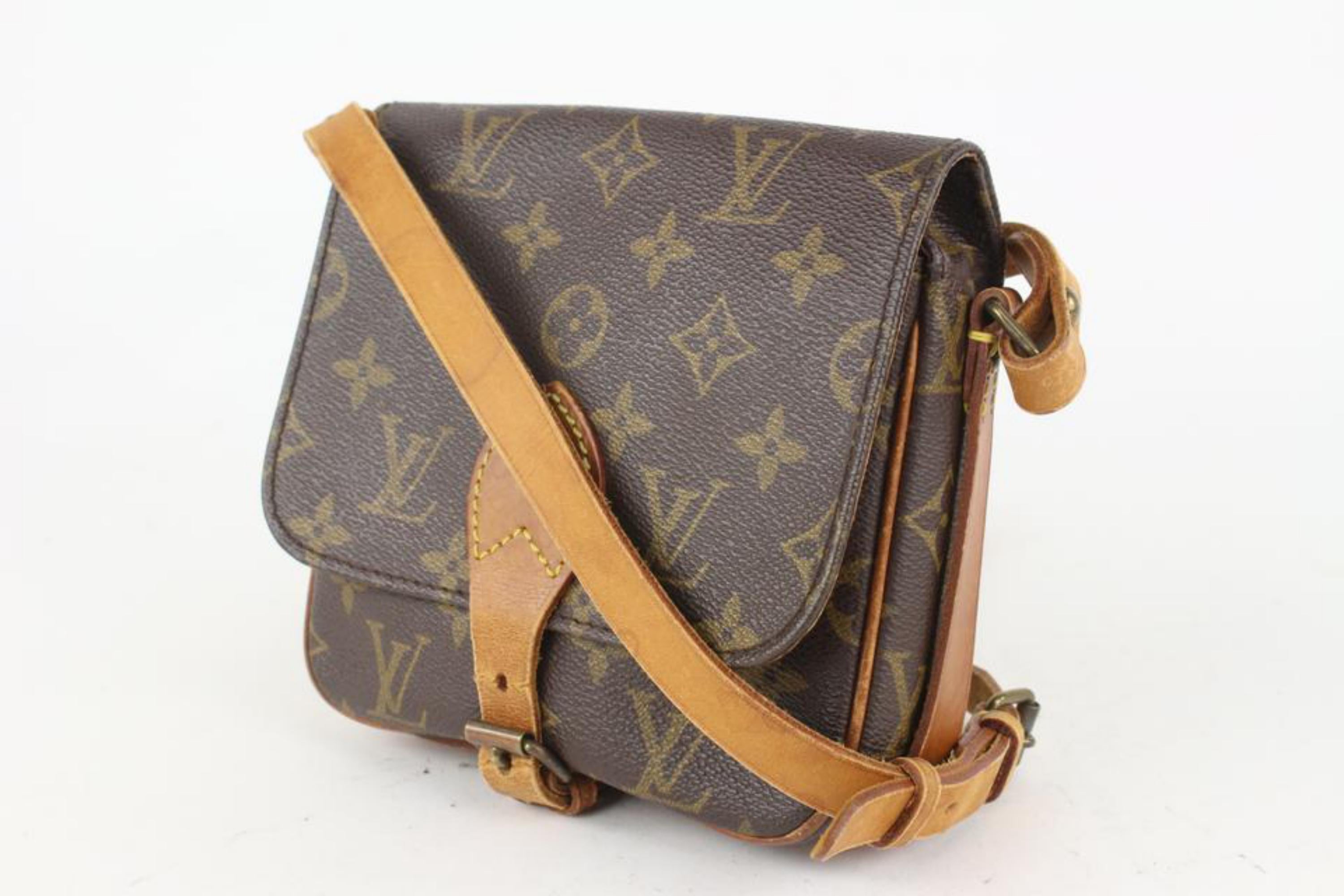 Louis Vuitton Monogram Mini Cartouchiere PM Crossbody Bag 1013lv8 For Sale 2