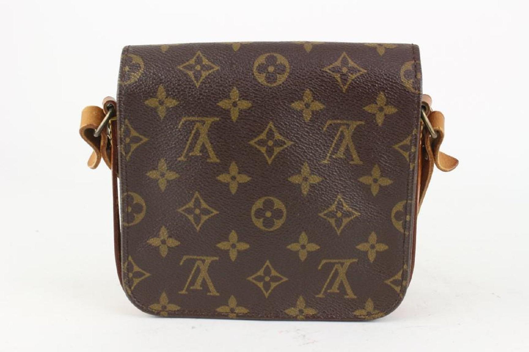Louis Vuitton Monogram Mini Cartouchiere PM Crossbody Bag 1013lv8 In Good Condition For Sale In Dix hills, NY